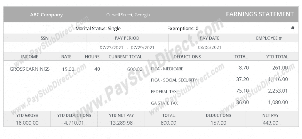 How to Make a Paystub - Free Online Paystub Generator