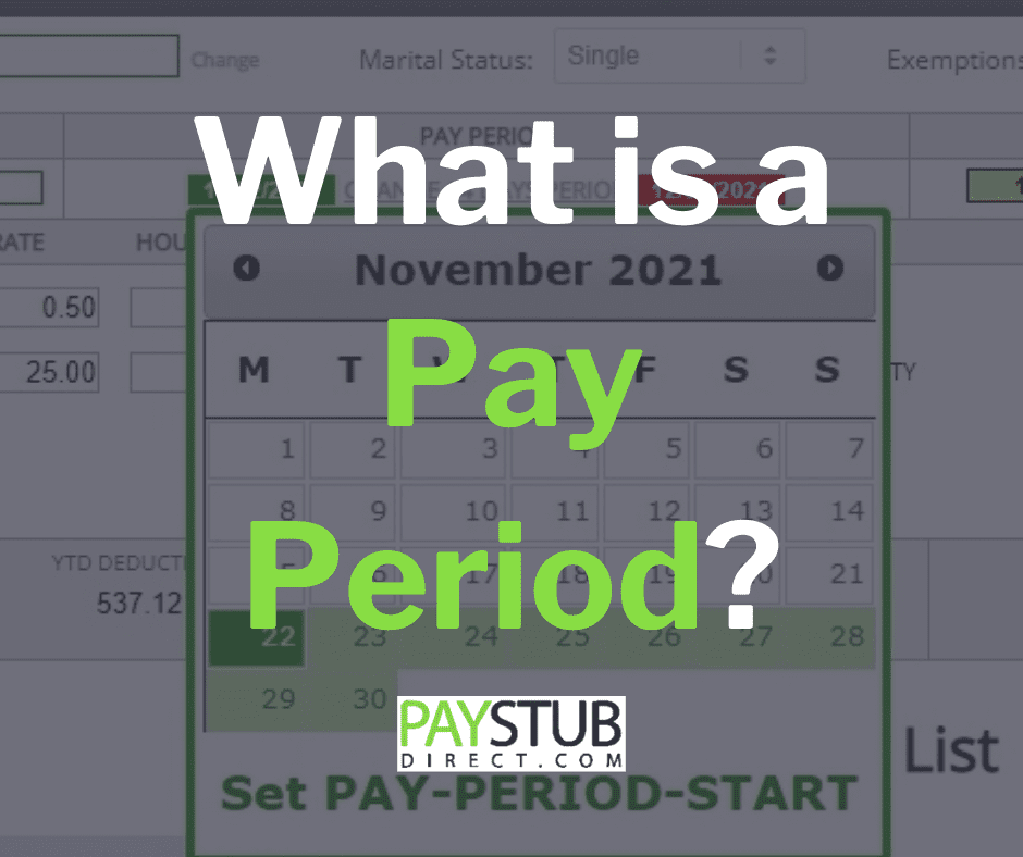 What Is A Pay Period Date